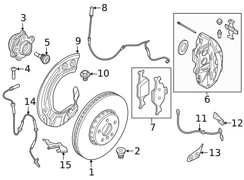 Brake Components for 2021 BMW X7 #0