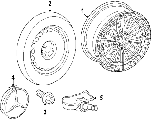 Wheels for 2024 Mercedes-Benz EQB 350 #2