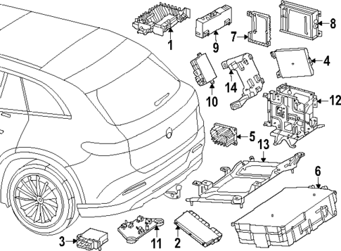 Lane Departure Warning for 2023 Mercedes-Benz EQS 450 SUV #2