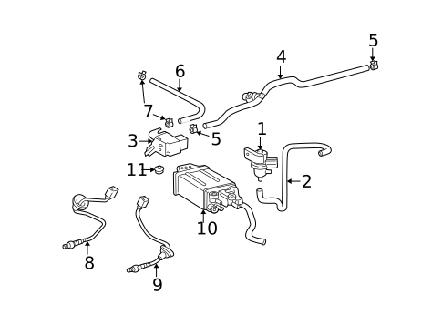 Emission Components for 2005 Toyota Celica #0