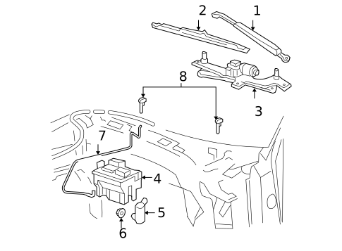 Wiper & Washer Components for 2008 Ford F-150 #0