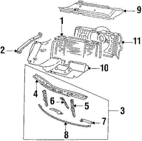 Radiator & Components for 1986 Audi 5000 Quattro #0