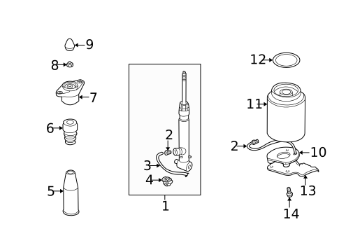 Struts & Components for 1998 Audi A6 Quattro #0