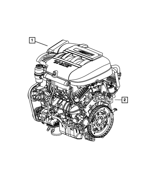 Engine Identification, Service Engines & Engine Service Kits for 2009 Chrysler Town & Country #1