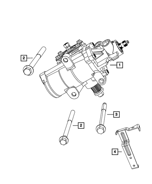 Steering Gear for 2013 Ram 3500 #0