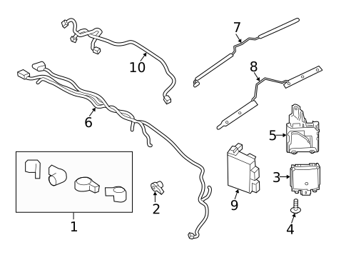Electrical Components for 2020 Lincoln Nautilus #0