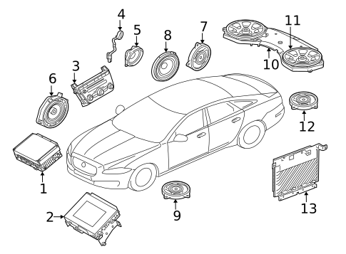 Sound System for 2019 Jaguar XJR575 #1