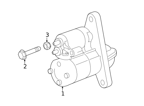 Starter for 2024 INFINITI QX50 #0