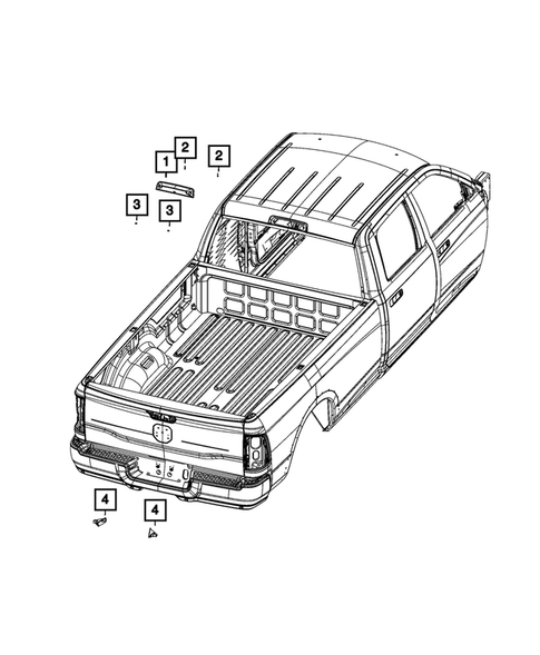 Lamps, Interior and Exterior for 2020 Ram 1500 #25