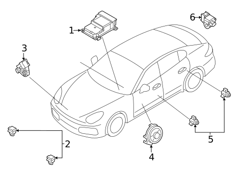 Air Bag Components for 2024 Audi e-tron GT #1