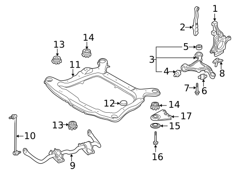 Struts & Components for 2005 Volvo XC70 #1