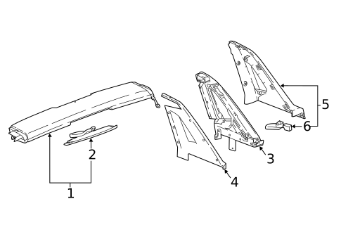 Exterior Trim - Pick UP Box for 2017 Chevrolet Silverado 1500 #2