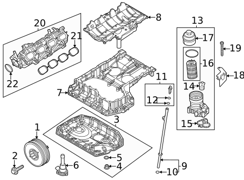 Engine Parts for 2022 Audi SQ7 #0