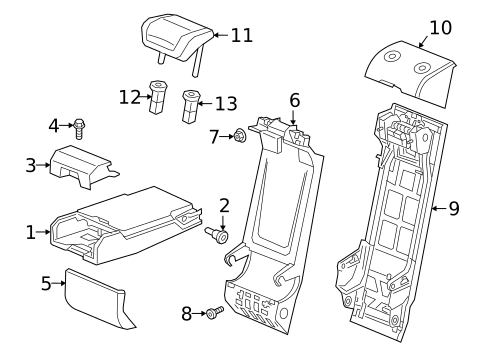 Rear Seat for 2021 Audi e-tron Quattro #0