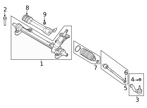 Steering Gear & Linkage for 2023 Ford Escape #0