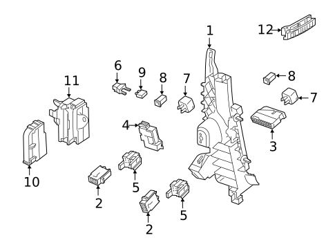 Fuse & Relay for 2025 Audi S7 Sportback #2