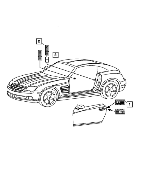Doors for 2005 Chrysler Crossfire #1