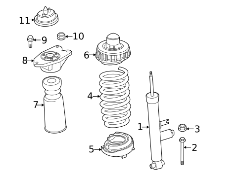 Suspension, Springs & Related Components for 2021 BMW 430i #0