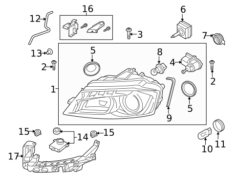 Bulbs - Chassis for 2010 Audi A3 Quattro #0