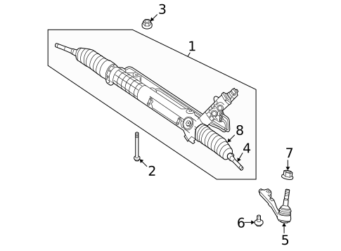 Steering Gear & Linkage for 2011 BMW 1 Series M #1