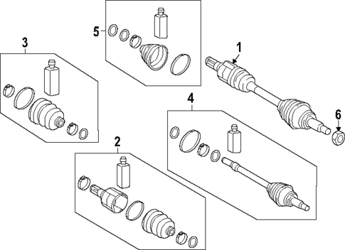 Drive Axles for 2023 Genesis GV60 #1