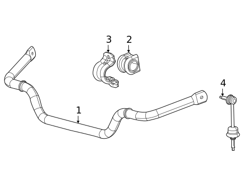 Stabilizer Bar & Components for 2024 Jeep Wagoneer L #0