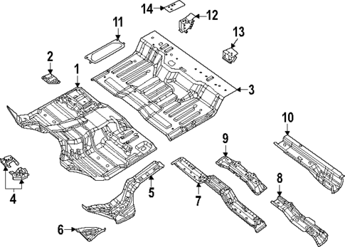 Floor - Cab for 2025 Ram 1500 #1
