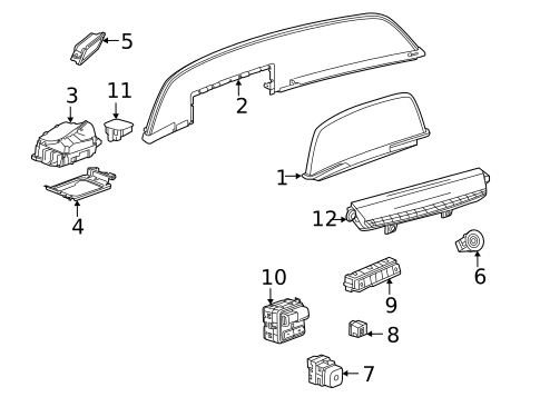 Instrument Panel for 2023 Cadillac Escalade #1