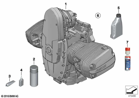 Engine / Running Gear for 2000 BMW-Motorrad R 1100 RT #0