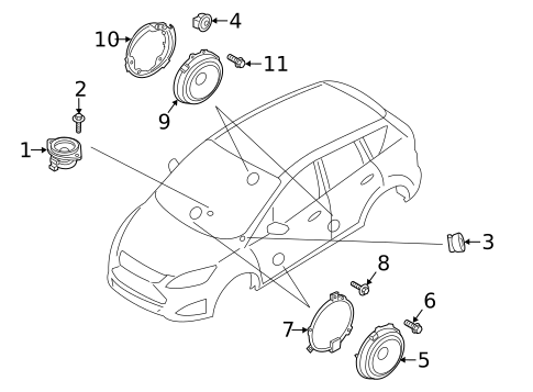 Sound System for 2017 Ford C-Max #3