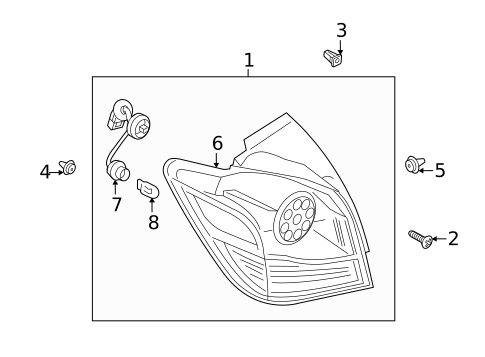 Bulbs - Chassis for 2015 Mitsubishi Outlander Sport #4