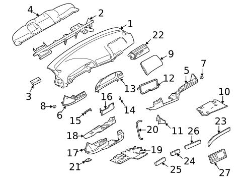 Instrument Panel for 2000 BMW M5 #0