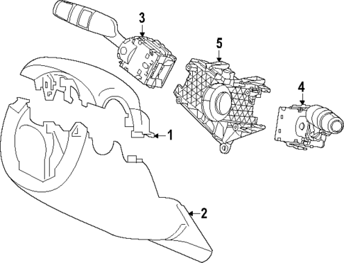 Shroud, Switches & Levers for 2024 Honda Pilot #0