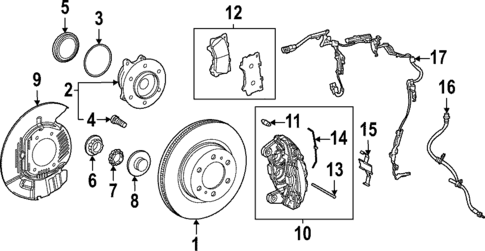 Brake Components for 2023 Lexus LX600 #0