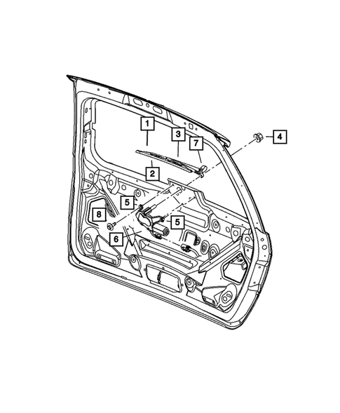 Wiper and Washer System for 2008 Chrysler Pacifica #2