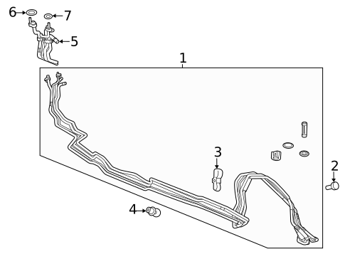 Condenser, Compressor & Lines for 2020 Buick Enclave #1