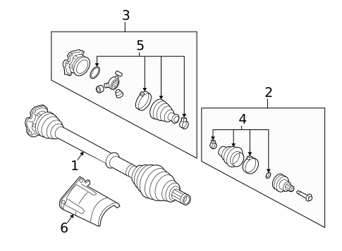 Drive Axles for 2007 Audi A4 Quattro #1