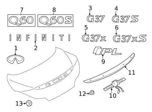 Parking Aid for 2010 INFINITI G37 #0