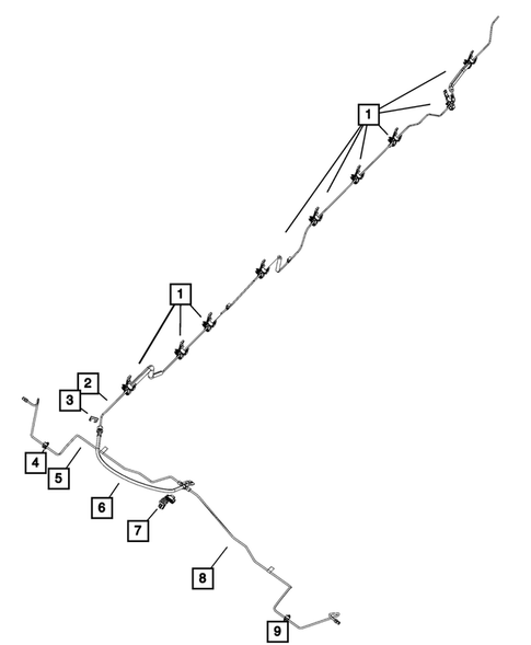 Hydraulic Control Unit, Brake Tubes and Hoses for 2009 Dodge Dakota #3