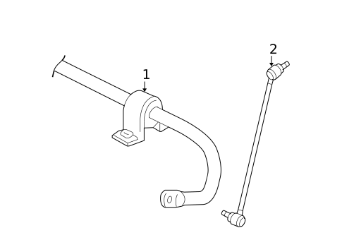 Stabilizer Bar & Components for 2006 Volkswagen Passat #1