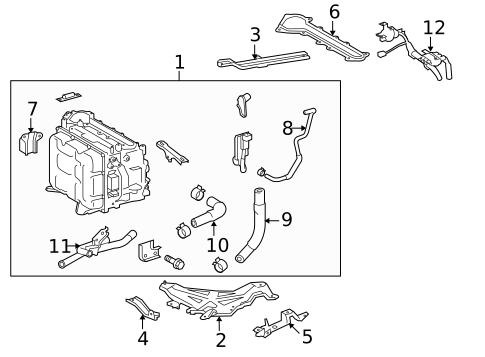 Electrical Components for 2012 Lexus RX450h #3