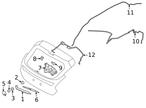 Wiper & Washer Components for 2018 Ford Focus #1