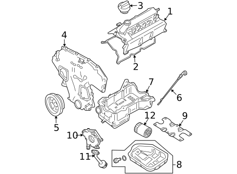 Engine Parts for 2023 Nissan Pathfinder #11