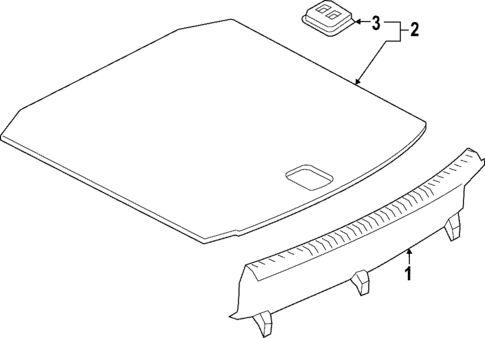 Interior Trim - Rear Body for 2023 Audi RS3 #2