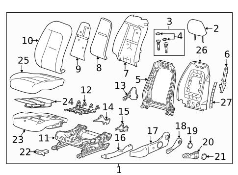 Heated Seats for 2017 Chevrolet Bolt EV #1
