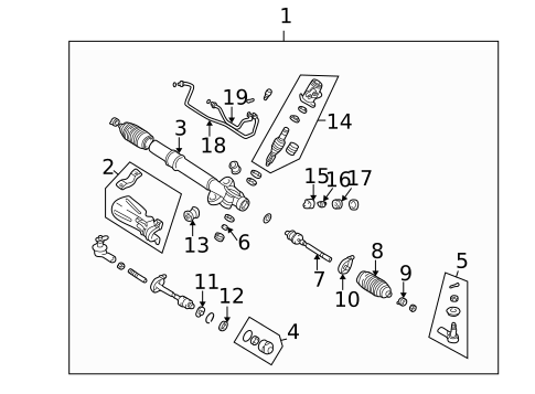 Steering Gear & Linkage for 2002 Dodge Stratus #0