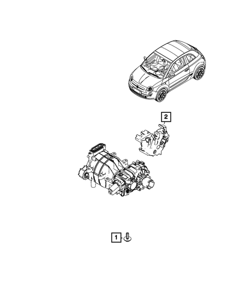 Electric Motor for 2024 Fiat 500E #2