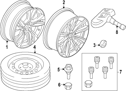 Wheels for 2025 Volvo S60 #0