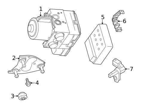 Anti-Lock Brakes for 2017 Volkswagen Touareg #0