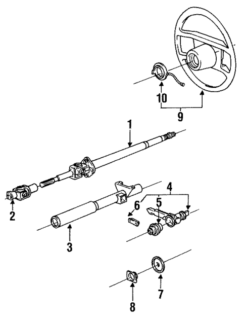 Steering Column & Wheel for 1993 Porsche 911 #0